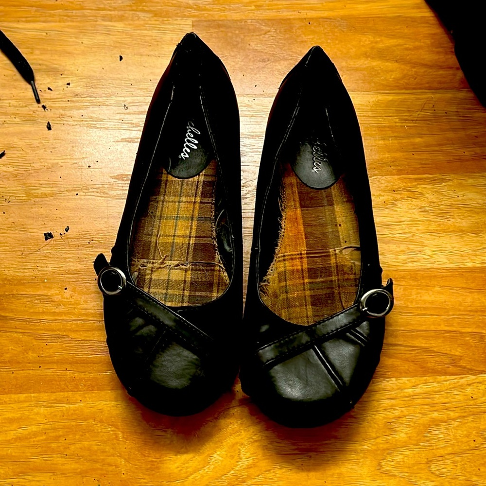 Well worn flats